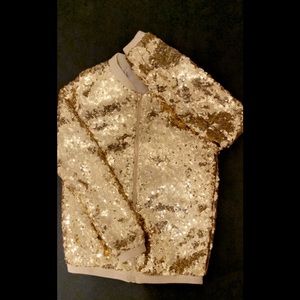 Gold sequin jacket